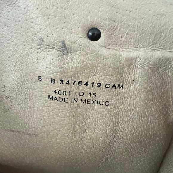 Frye Melissa riding boots Button tall brown leather size 8 Mexico Equestrian - Picture 13 of 13